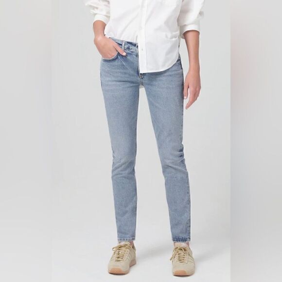 Citizens of Humanity Racer Low Rise Slim Emerald size 24-hard to find!! - Picture 9 of 12